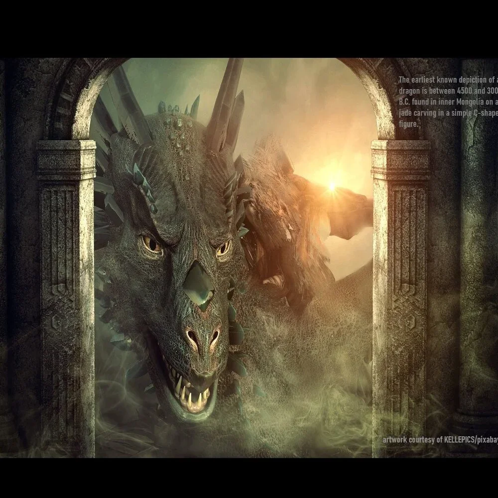 Dragons 2027 Wall Calendar Fantasy Art Mythology Folklore Medieval Dragon Gift